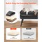 PU Leather Storage Bench with Iron Legs, Soft-Close Lid and Hidden Compartment